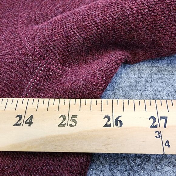 Tommy Bahama Sweater Mens XL Red Brown 1/4 Zip Reversible Mock Neck Pullover - Picture 7 of 16